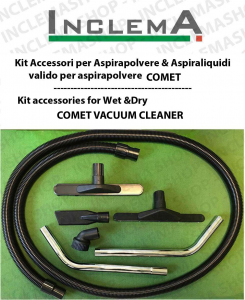 KIT Tuyau Flexible et accessoires pour Aspirateur eau & poussières CVP 378 PBH della COMET