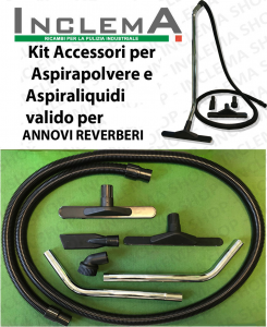 KIT Accessori pour Aspirateur eau & poussières di ricambio valido pour WD 36 ANNOVI REVERBERI