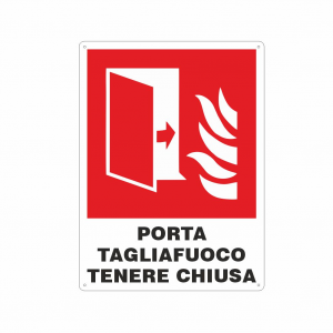 Cartello Bianco "Si Prega Di Tenere La Porta Chiusa In Ogni Momento", 3,5x5 Pollici, REF24-1027 - Foto 5