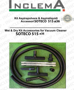 KIT tubo flessibile e Accessori Aspirapolvere & Aspiraliquidi per tutti i modelli SOTECO 215
