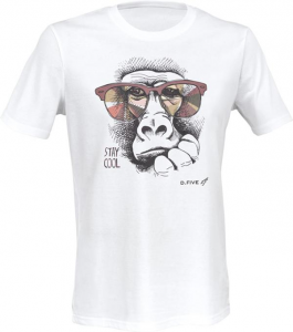 T-shirt MONKEY WITH GLASSES