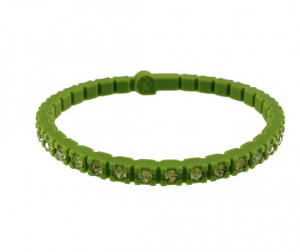 Bracciale donna Ops!Objects Tennis verde.