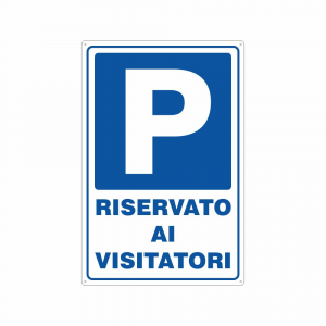 Cartello Parcheggio Riservato Ospiti – 20x30 Cm, Plastica Resistente, Per Esterni E Interni, Segnale Di Avviso Con Ventosa - 2