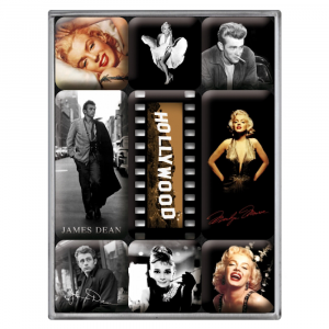 Set magneti Marilyn James Dean Audrey Hollywood Nostalgic Art
