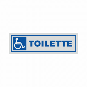 Adesivo Toilette disabili