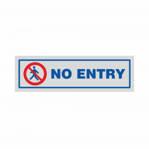 Adesivo No entry
