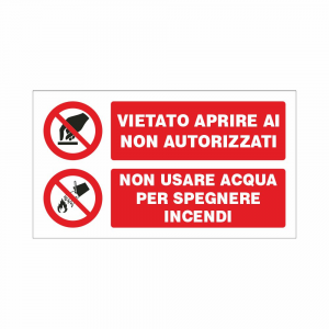 NON APRIRE. APERTURA... CONSENTITA SOLO... 120X180 mm