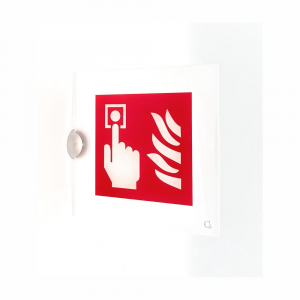 Adesivo Segnaletico Per Pulsante Allarme Antincendio &ndash; 200 X 300 Mm