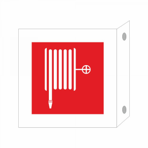 Cartello in plexiglass Plexline Bifacciale lancia antincendio