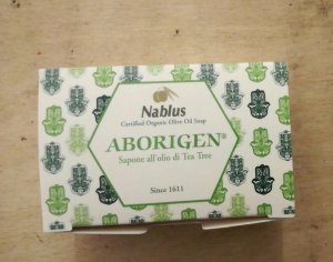 NABLUS ABORIGEN SAPONE Tea tree  per una pelle vellutata, ottimo anche per la pulizia del viso