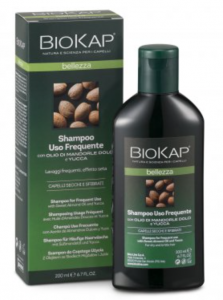 Biokap shampoo uso frequente anhe capelli secchi e sfibrati