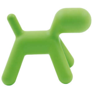 Puppy XL colore verde cane astratto scultura Magis