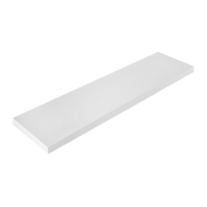 Mensola in Truciolato Nobilitato Bianco - Spessore: 10mm - Bordata su 4 lati