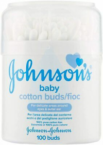 Johnsons Cotton Fioc Baby Bastoncini Morbidissimi Cotone  100 Pezzi