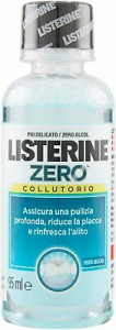 Listerine Zero Collutorio Menta Delicata  95 Ml Azzurro Pulizia Bocca