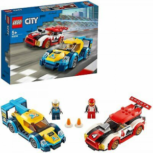 Lego City 60256 2 Auto Da Corsa Piloti Macchine 