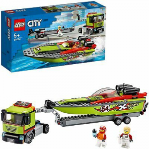 Lego 60254 City Great Vehicles Trasportatore Di Motoscafi