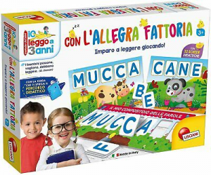 Lisciani Giochi  Leggo A Tre Anni Lallegra Fattoria Multicolore 655299