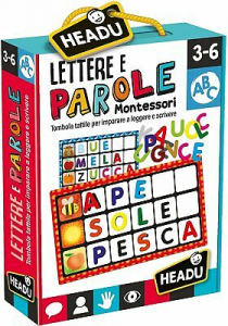 Headu  Lettere E Parole Montessori Gioco Per Imparare Leggere/Scrivere It20521
