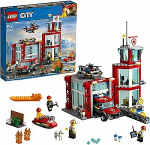 Lego 60215 City Fire Caserma Dei Pompieri Su 3 Livelli