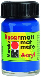 Marabu Decormatt Acryl Acrilico  15Ml 14039 055 Dark Ultramarine