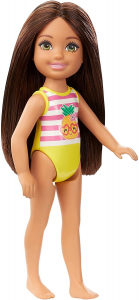 Mattel Barbie Chelsea Club Bambola Spiaggia con Costume