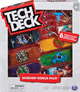 Tech Deck confezione Premium 6 Mini Skate Assortiti Originali 1 pz casuale