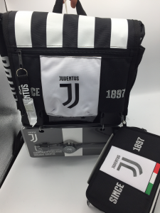 Zaino scuola tempo libero sport Juve Juventus astuccio orologio