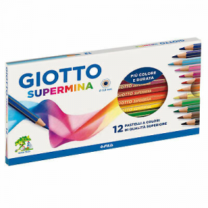 Astuccio 12 Pastelli Supermina Giotto