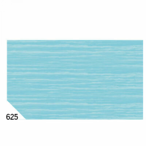 10Rt Carta Crespa Azzurro 625 (50X250Cm) Gr.60 Sadoch