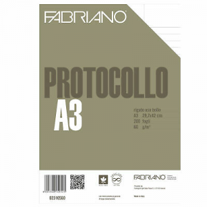 Protocollo A4 Uso Bollo 200Fg 60Gr Fabriano