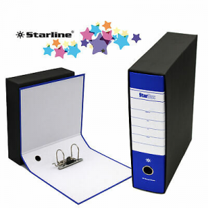 Registratore Starbox F.To Commerciale Dorso 8Cm Blu Starline