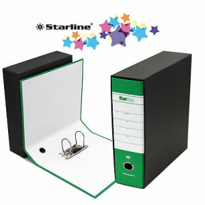 Registratore Starbox F.To Commerciale Dorso 8Cm Verde Starline
