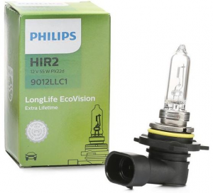 LAMPADA PROIETTORE PHILIPS HIR2 12V 55W, PX22d, 