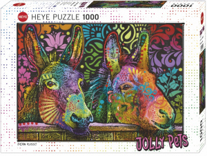 Puzzle 1000 pz-Jolly Pets Donkey Love 