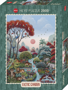Heye 29958 Exotic Garden -puzzle 2000 pz Wildlife Paradise