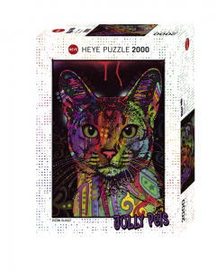 Heye 29810-Jolly Pets puzzle 2000 pz Abyssinian 