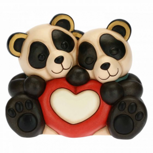 Coppia panda con cuore Thun