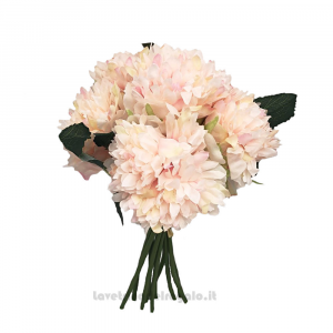 Fiore Artificiale per Bomboniere Bouquet color Pesca 35 cm - Decorazioni