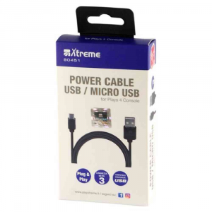 Xtreme Videogames - Cavo MicroUSB - PS4