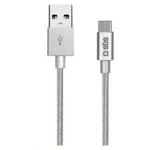 Sbs - Cavo USB C - Cavo USB TYPE C Silver