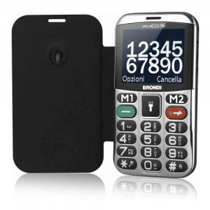 Brondi - Cellulare - Chic Dual SIM con custodia inclusa