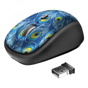 Trust - Mouse - Wireless Mouse Peacock