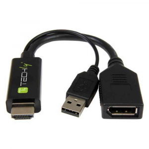 Techly - Adattatore video - Convertitore da HDMI a Displayport