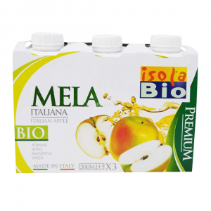 Succo di Mela in Brick 3x 200 ml Isola Bio