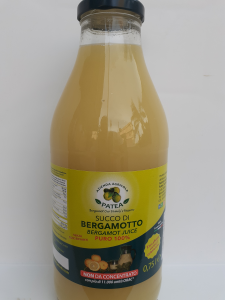 Succo di Bergamotto 100% di Reggio Calabria non da concentrato  0,75 cl Az. Agr. Patea Brancaleone (RC)