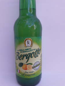 Bibita Bergotto al Bergamotto di Reggio Calabria  20cl fatto con acqua, zucchero e succo di Bergamotto 20%. Ditta La Spina Santa Bova Marina (RC)