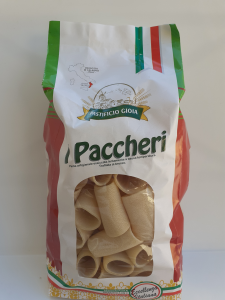  I Paccheri 500g. Pasta Artigianale essiccata lentamente a bassa temperatura del Pastificio Gioia Gioia Tauro (RC)