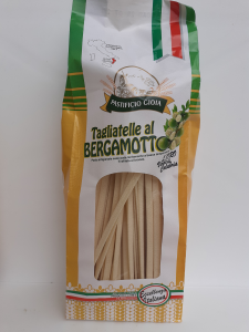 Tagliatelle al Bergamotto 500g. Pasta Artigianale essiccata lentamente a bassa temperatura trafilata nel Bronzo del Pastificio Gioia Gioia Tauro (RC)