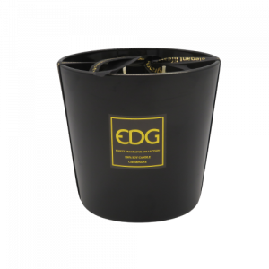 EDG candela soya 60 ore vasetto nero.